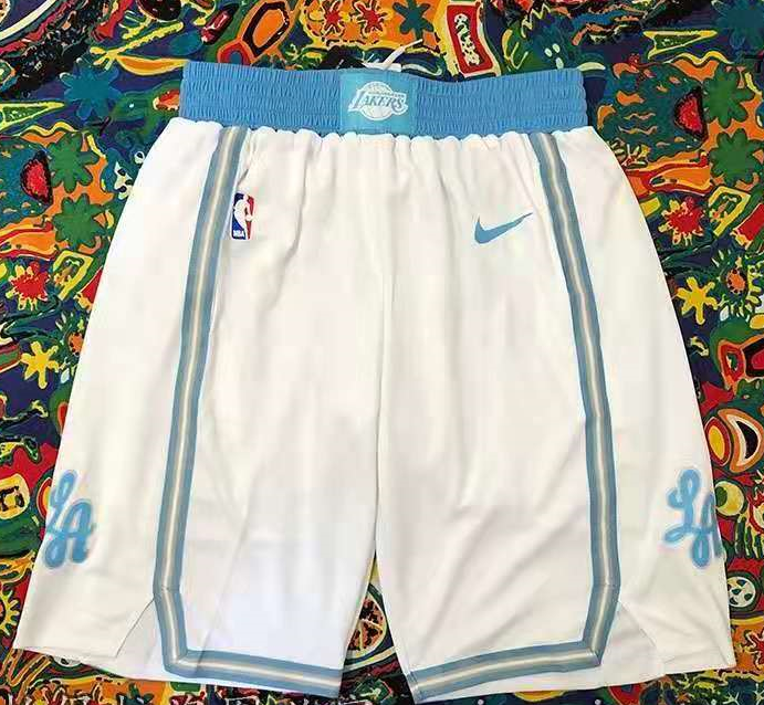 Lakers city white Shorts