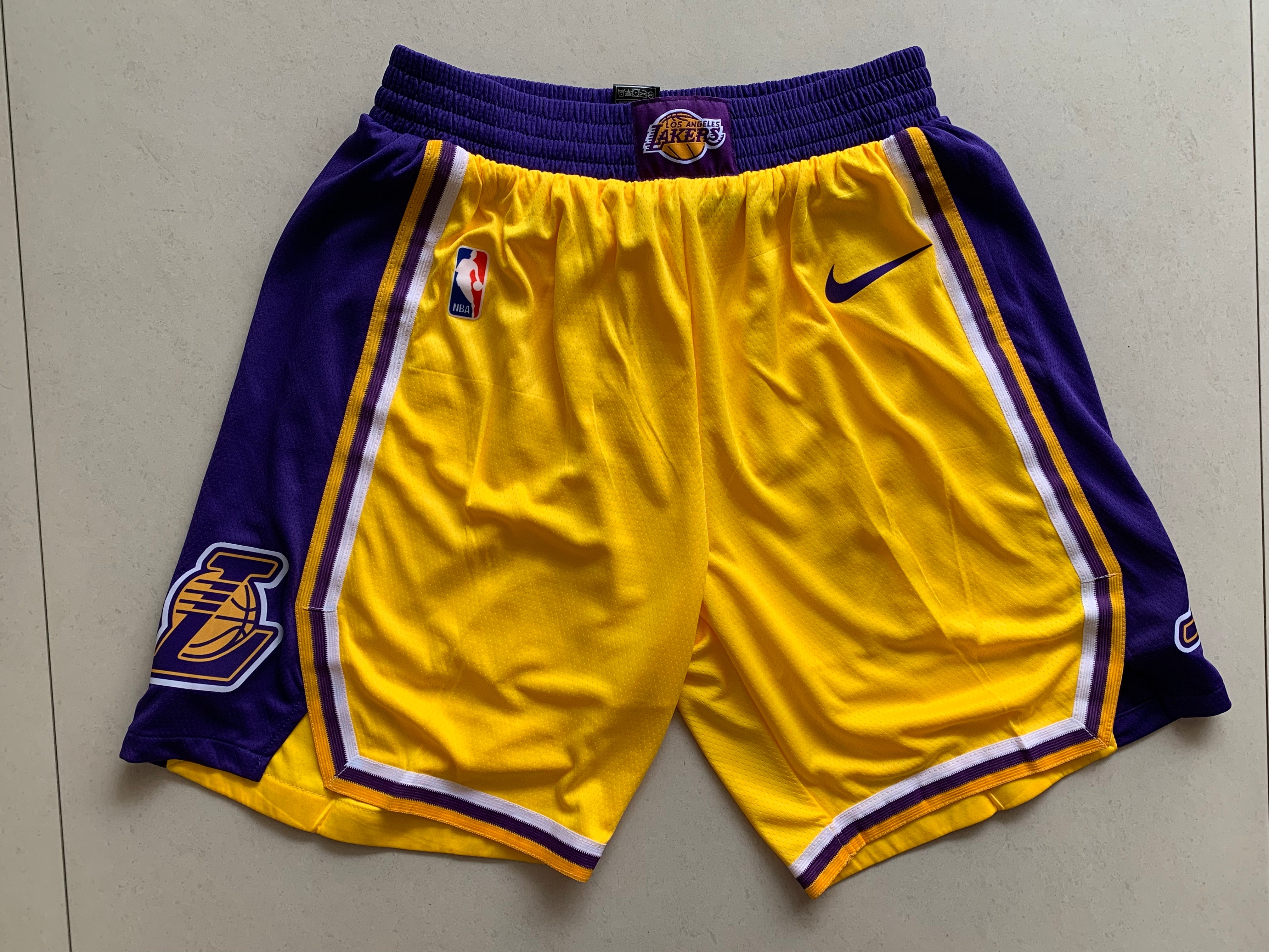 Lakers retro yellow Shorts
