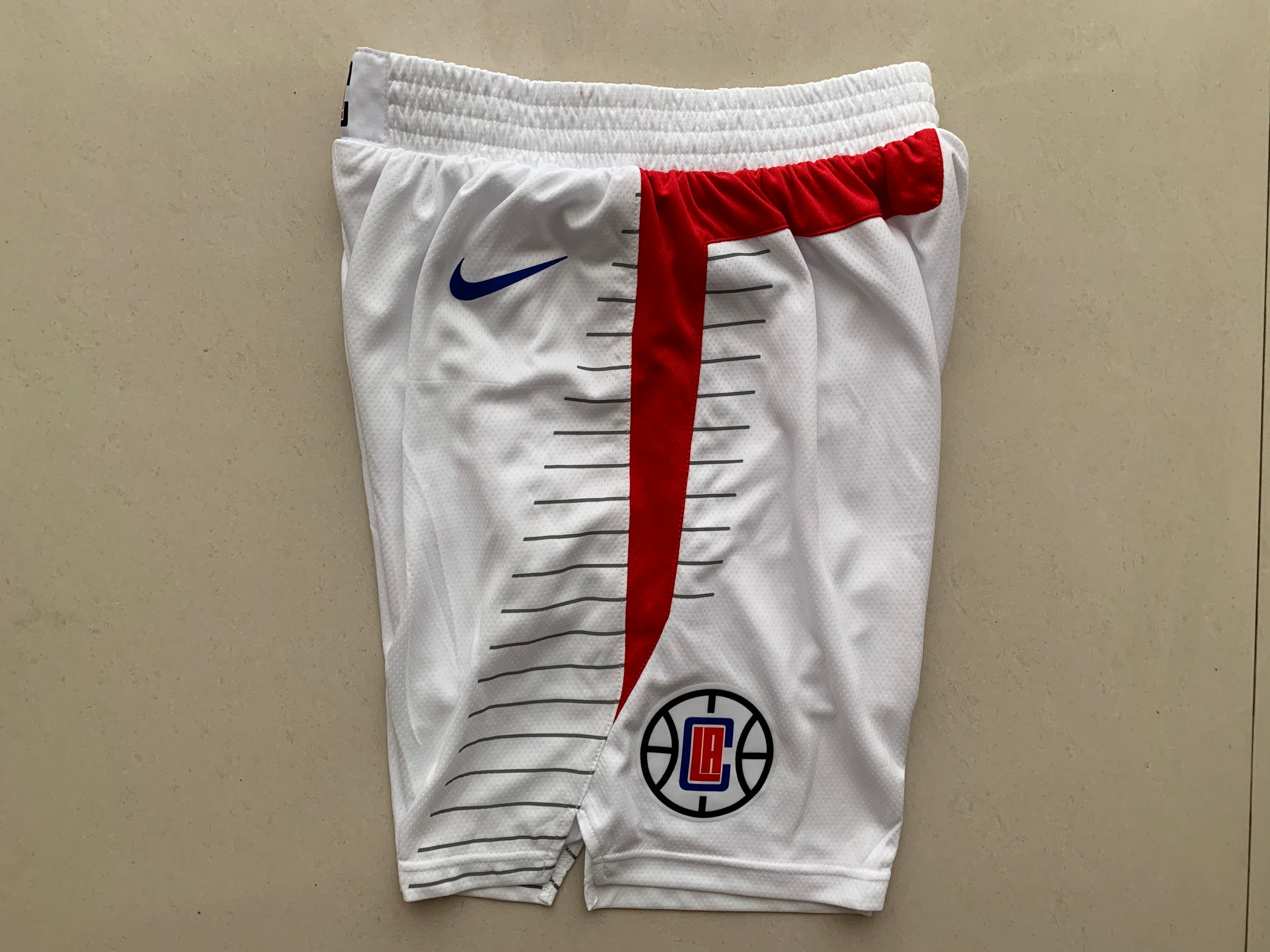 Clippers white shorts