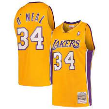 Retro Los Angeles lakers 34 o neal jersey