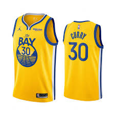 Golden state warriors 30 curry yellow jersey