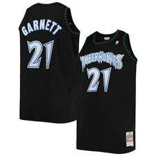 Maillot rétro Minnesota Timberwolves 21 noir grenat