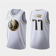 Dallas mavericks 77 doncic white  jersey