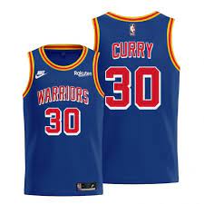 Golden state warriors 30 curry blue jersey