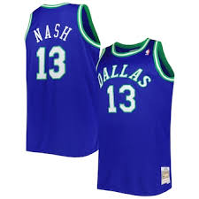 Retro Dallas mavericks 13 nash blue  jersey