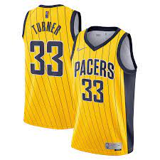 Indiana pacers 33 turner jersey