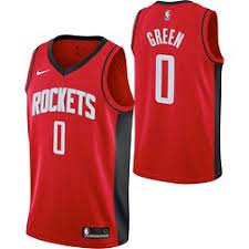 Maillot Houston Rockets 0 vert rouge