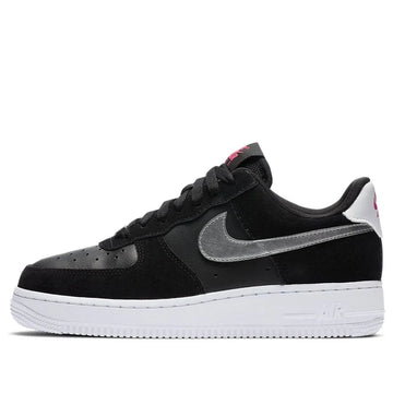 Nike Air Force 1 '07 'Black Metallic Silver'