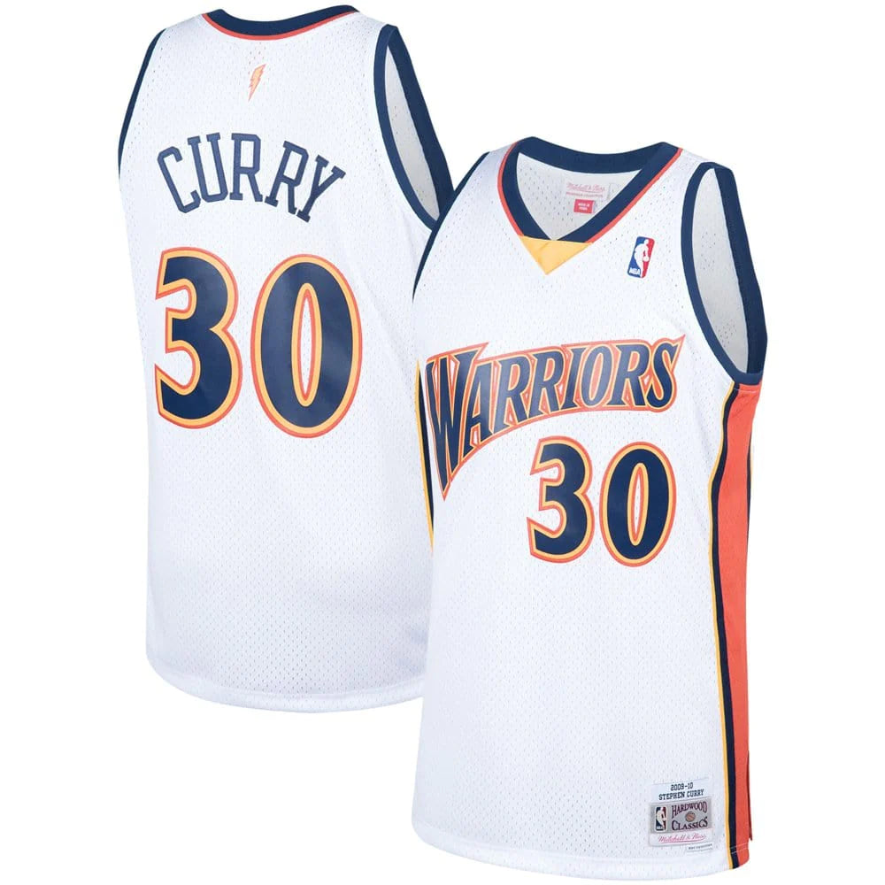 Golden state warriors 30 curry white jersey